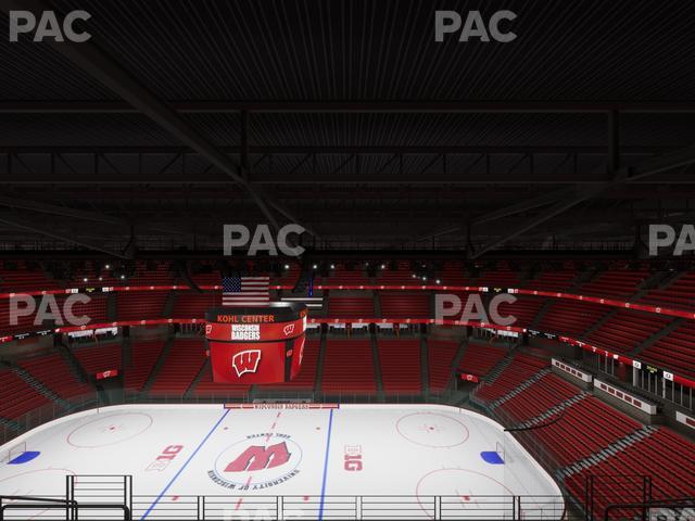 Kohl Center - Section 321 Seat View
