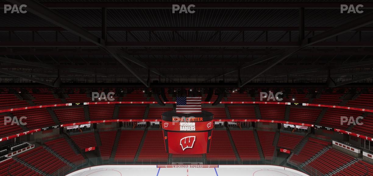 Kohl Center - Section 322 Seat View