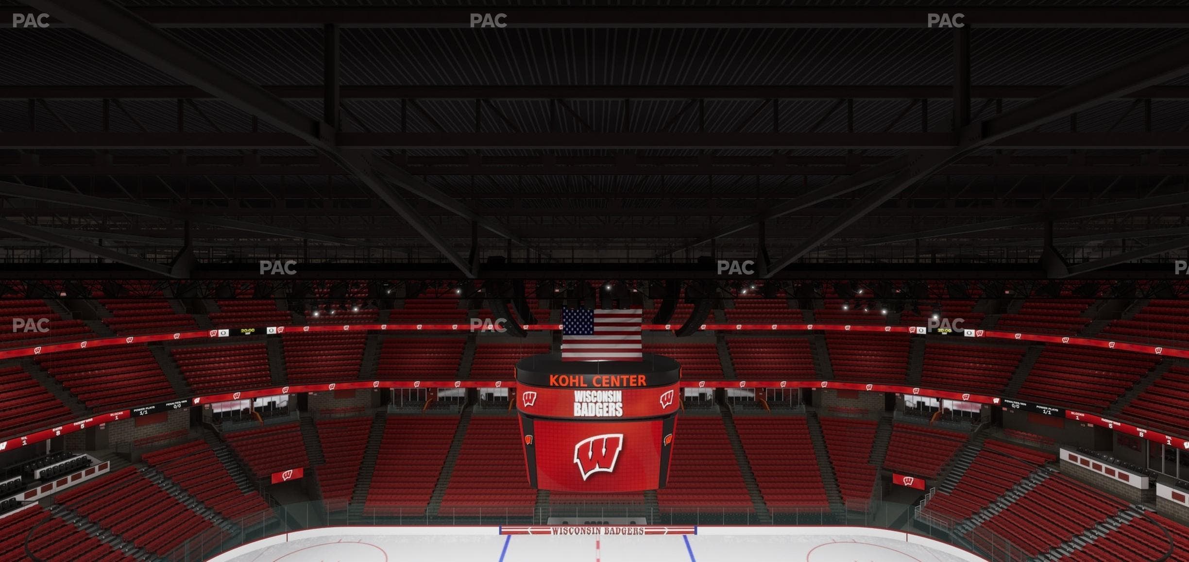 Kohl Center - Section 322 Seat View