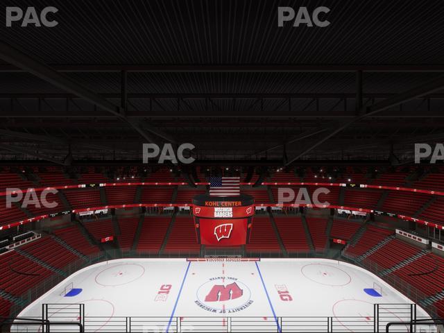 Kohl Center - Section 322 Seat View