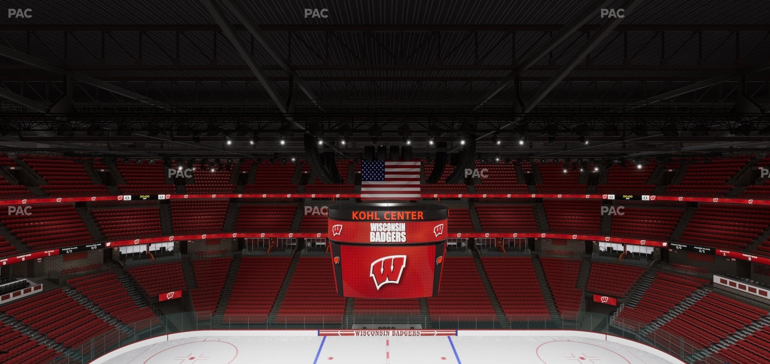 Kohl Center - Section 322 Seat View