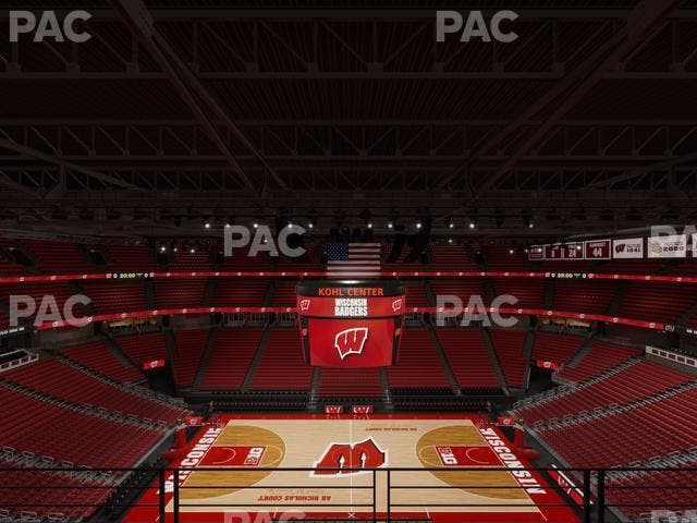 Kohl Center - Section 322 Seat View
