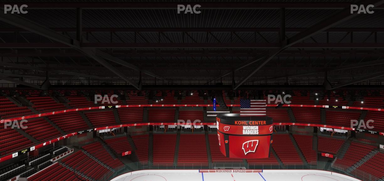 Kohl Center - Section 323 Seat View