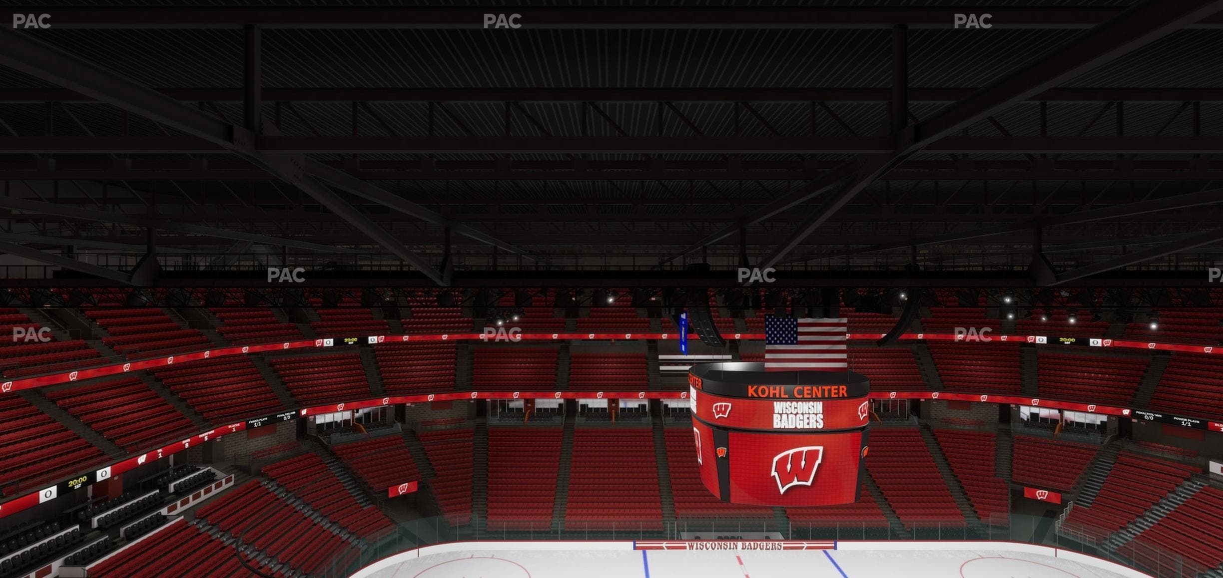 Kohl Center - Section 323 Seat View