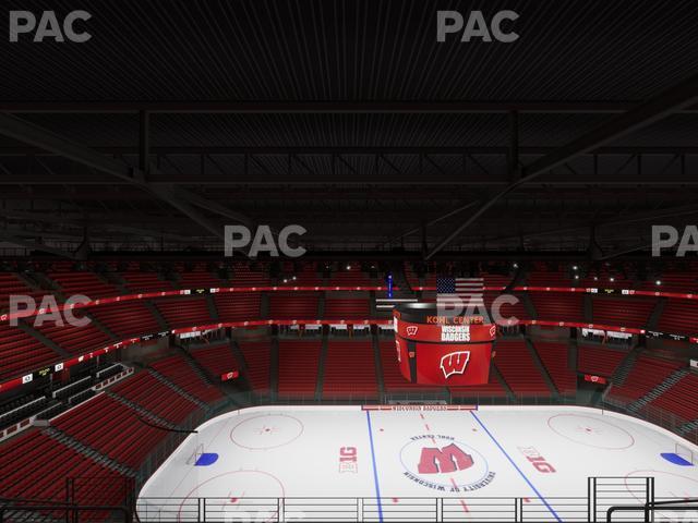 Kohl Center - Section 323 Seat View
