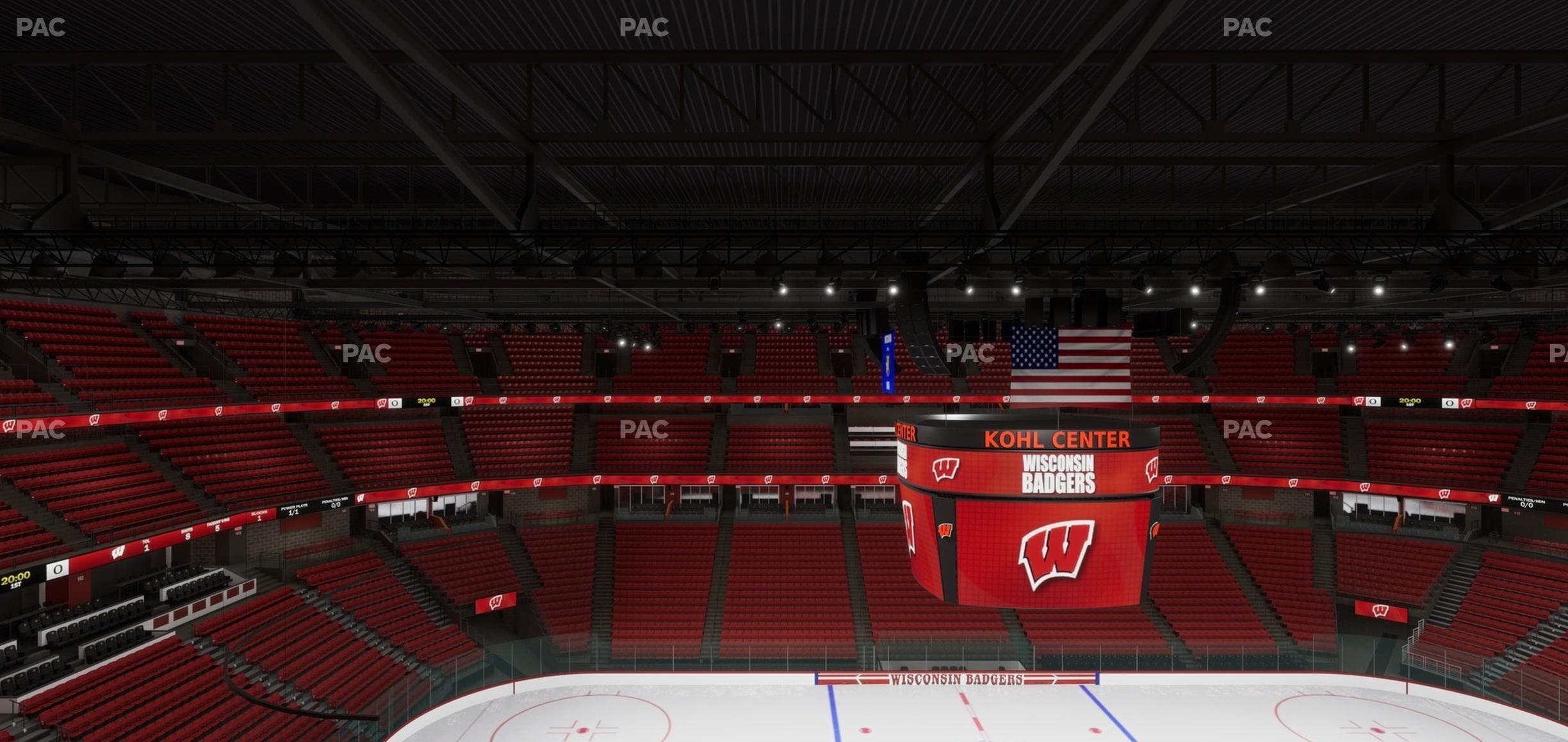 Kohl Center - Section 323 Seat View