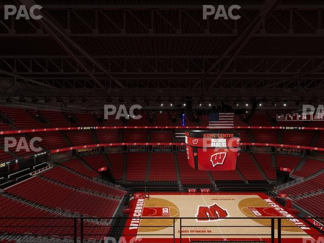 Kohl Center - Section 323 Seat View