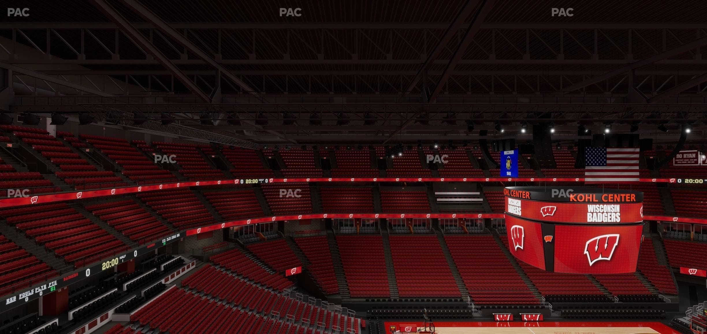 Kohl Center - Section 324 Seat View