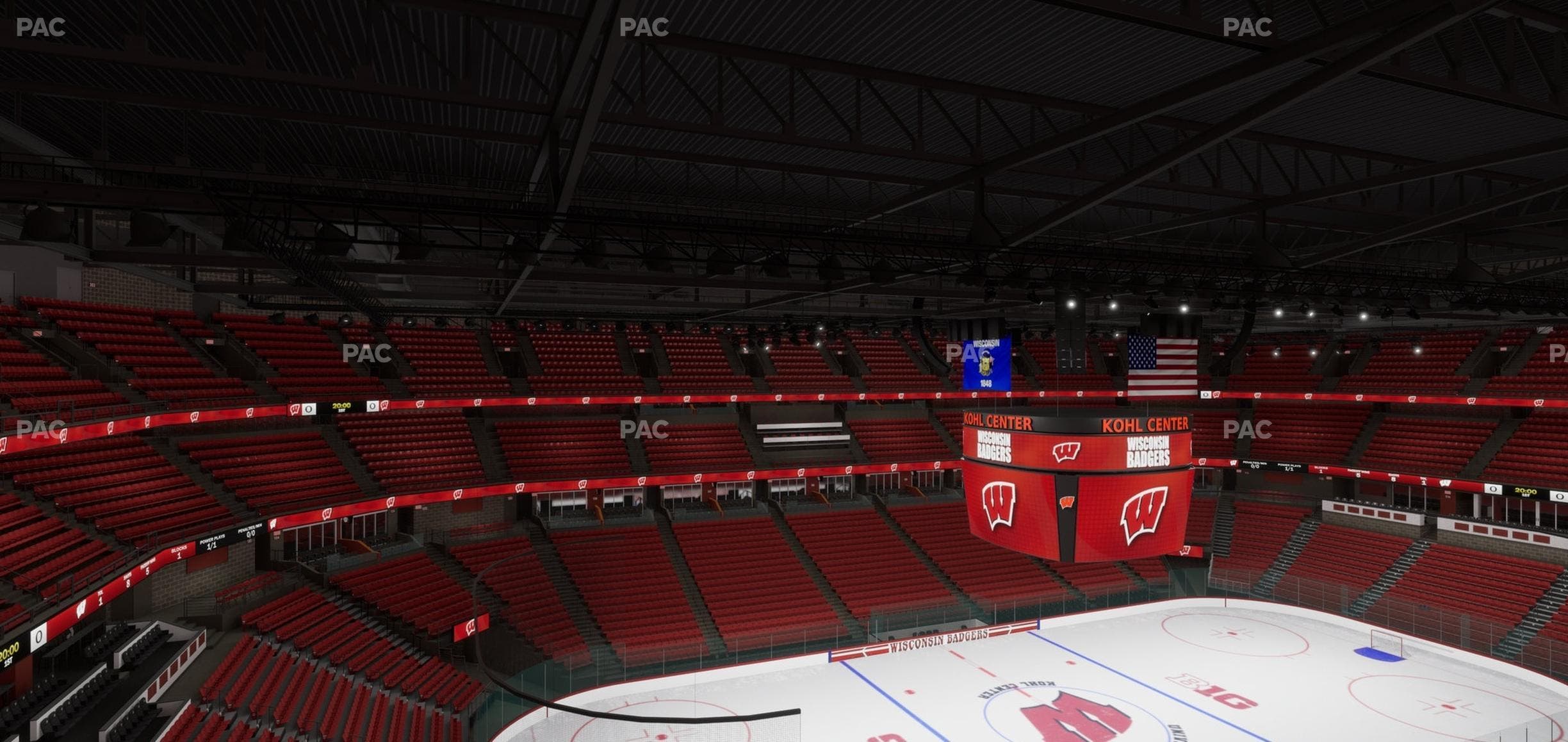 Kohl Center - Section 325 Seat View