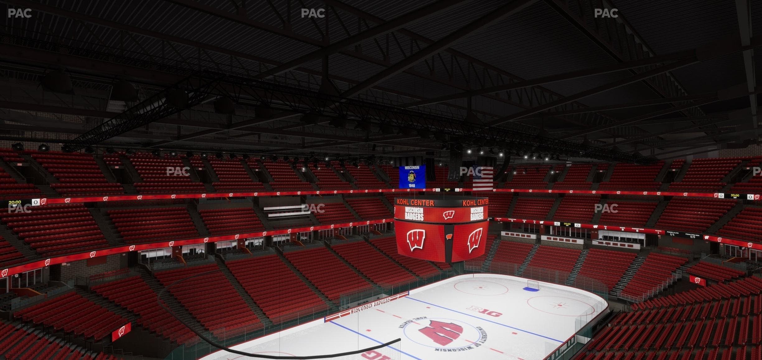 Kohl Center - Section 326 Seat View