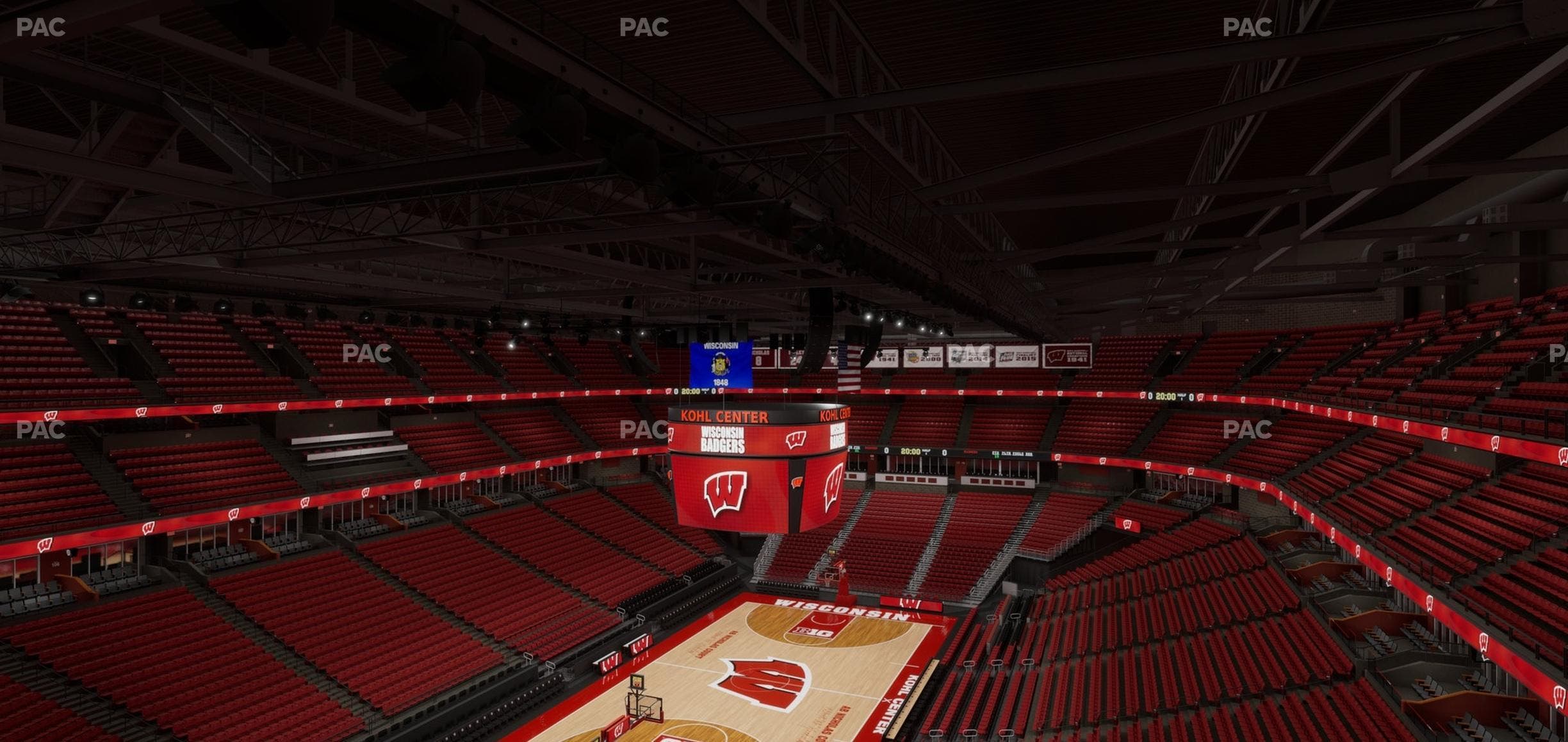 Kohl Center - Section 327 Seat View