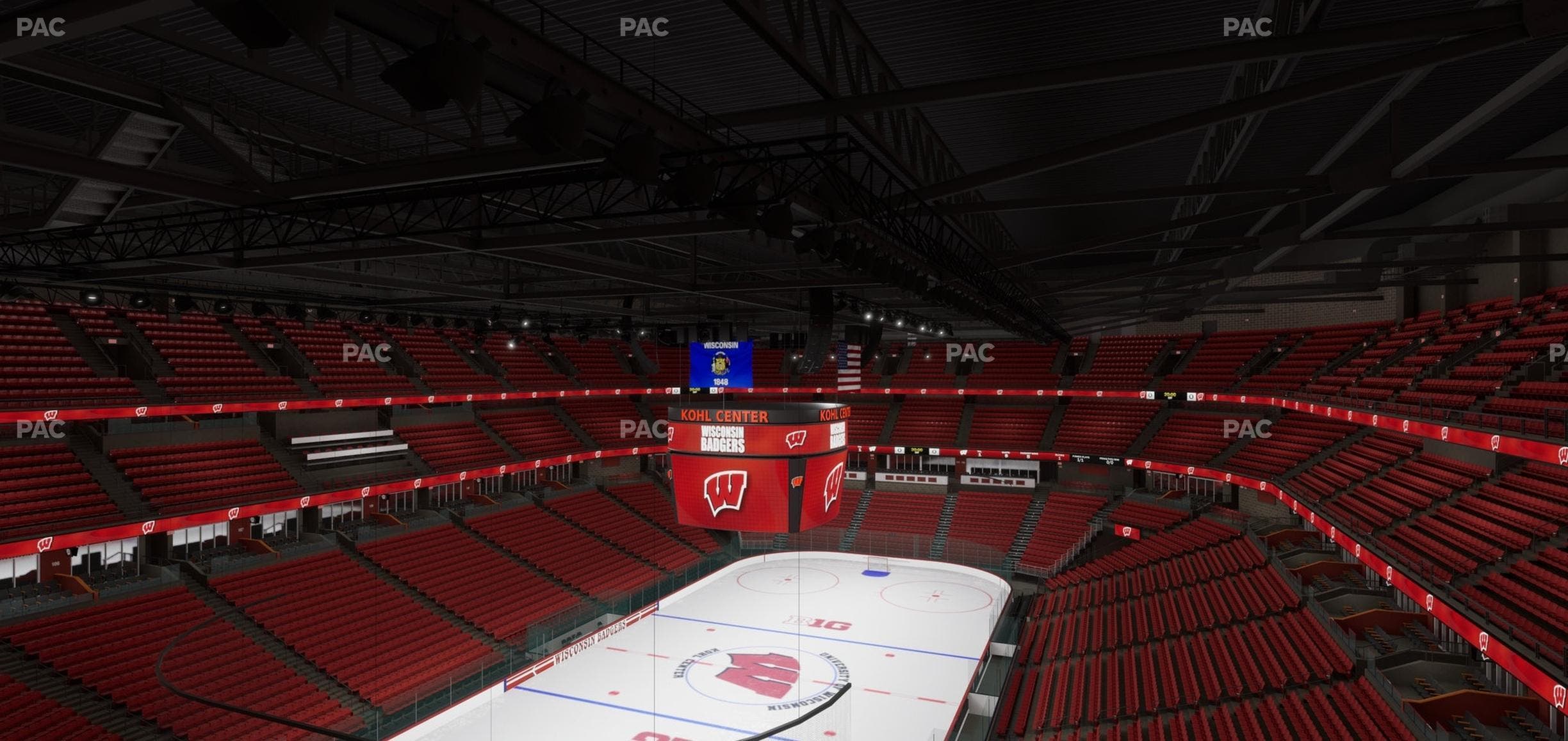 Kohl Center - Section 327 Seat View