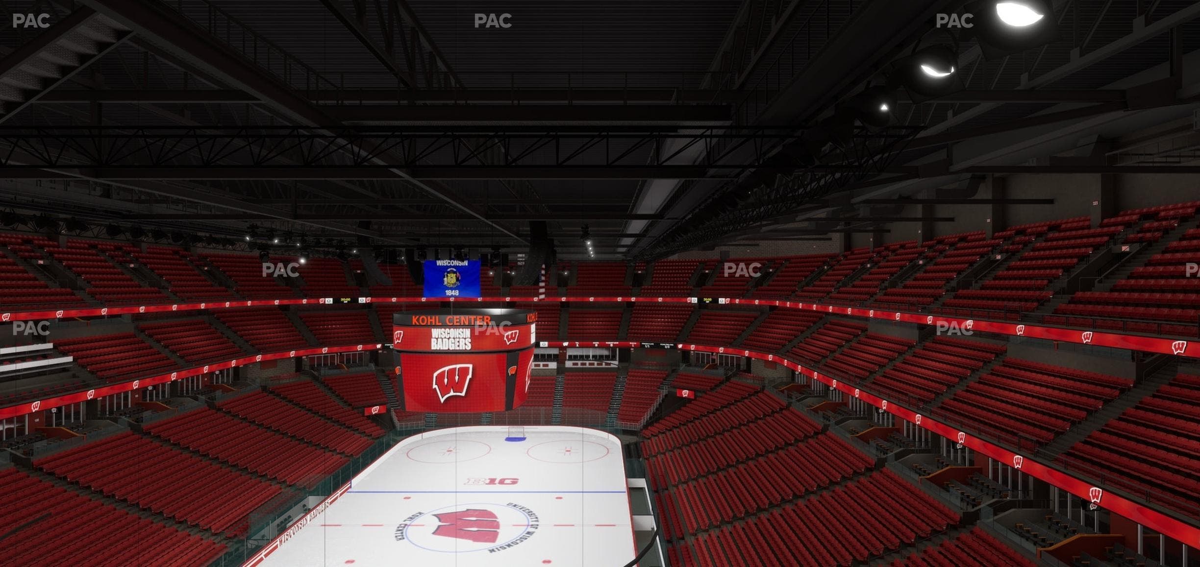 Kohl Center - Section 328 Seat View