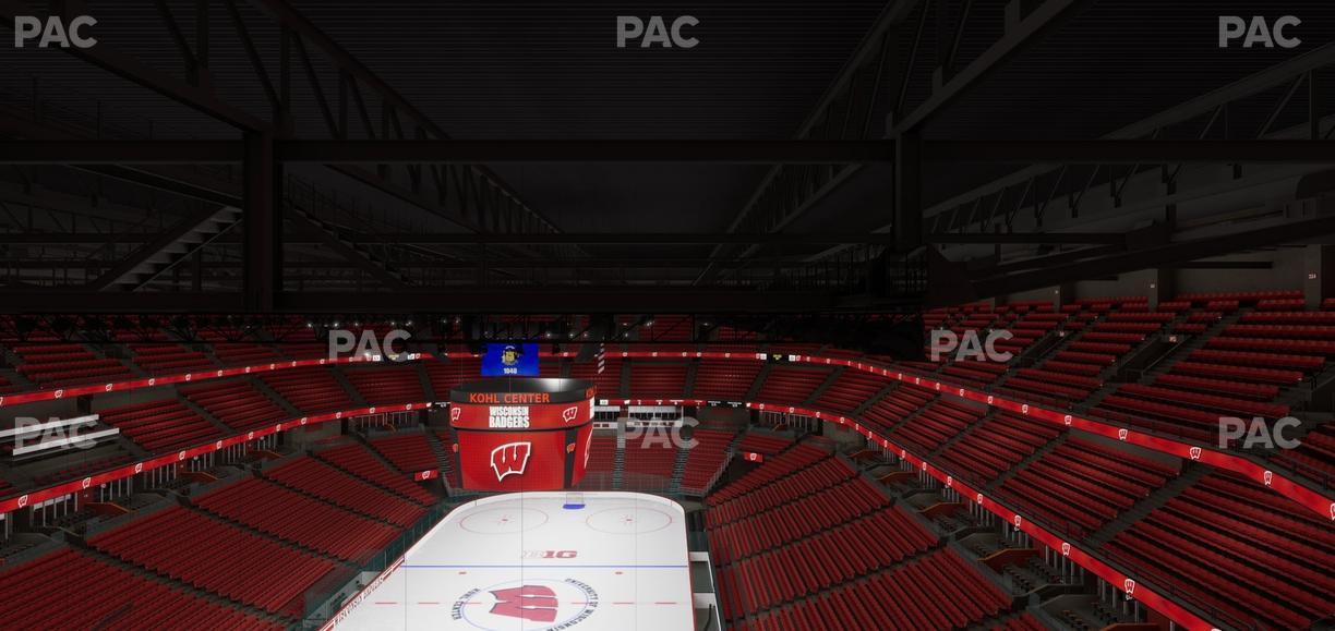 Kohl Center - Section 328 Seat View