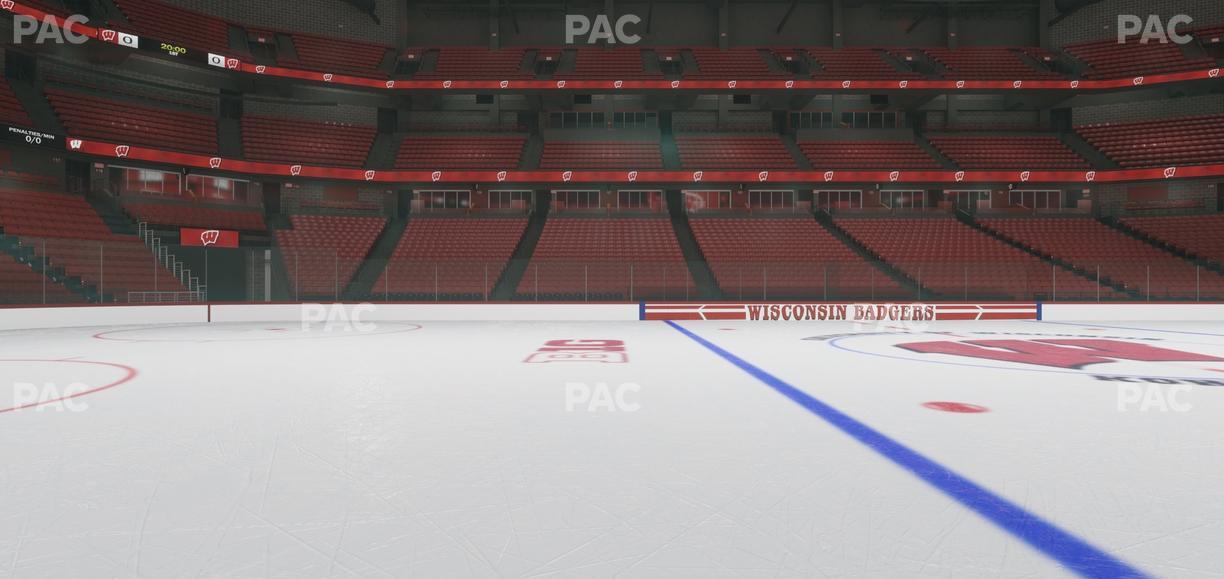 Kohl Center - Section Club 109 Seat View