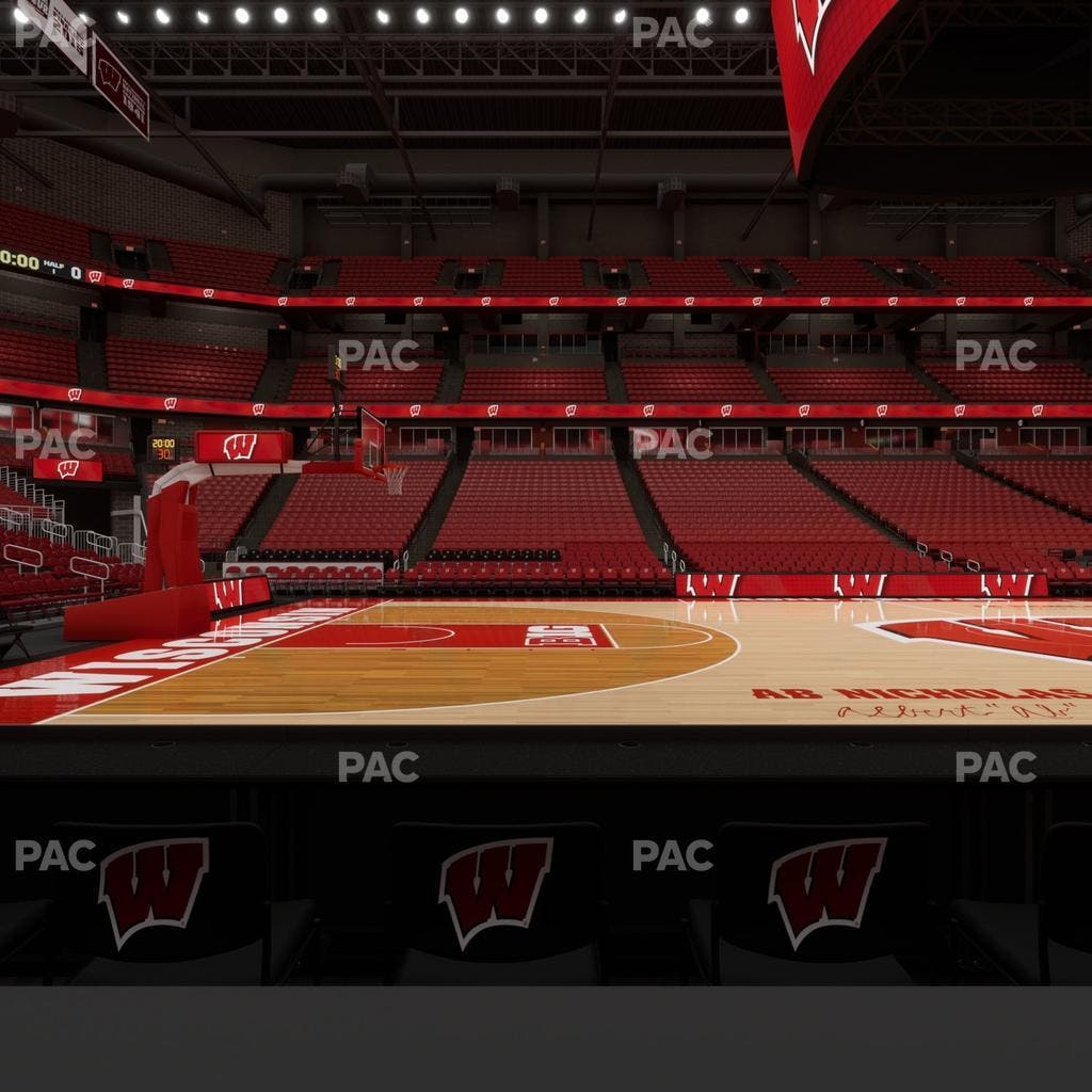 Kohl Center - Section Club 109 Seat View