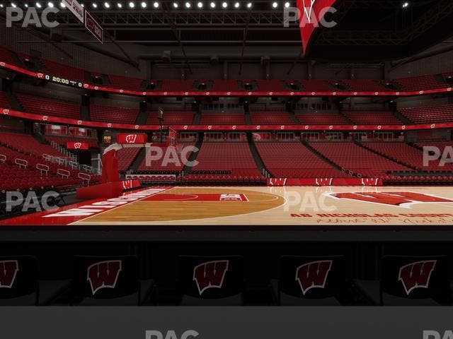 Kohl Center - Section Club 109 Seat View