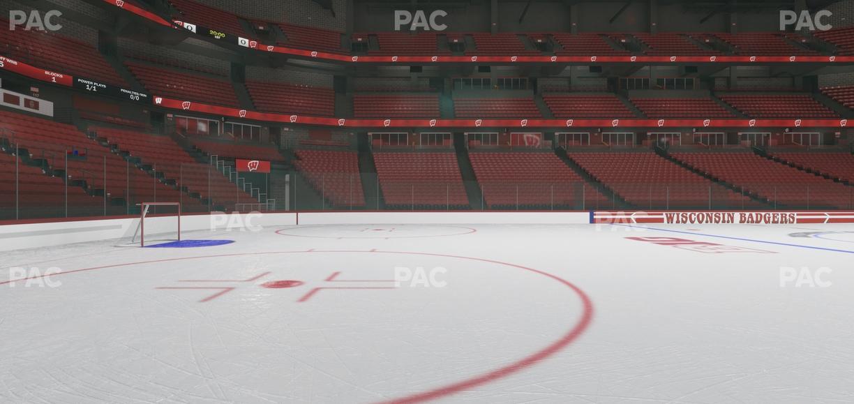 Kohl Center - Section Club 110 Seat View