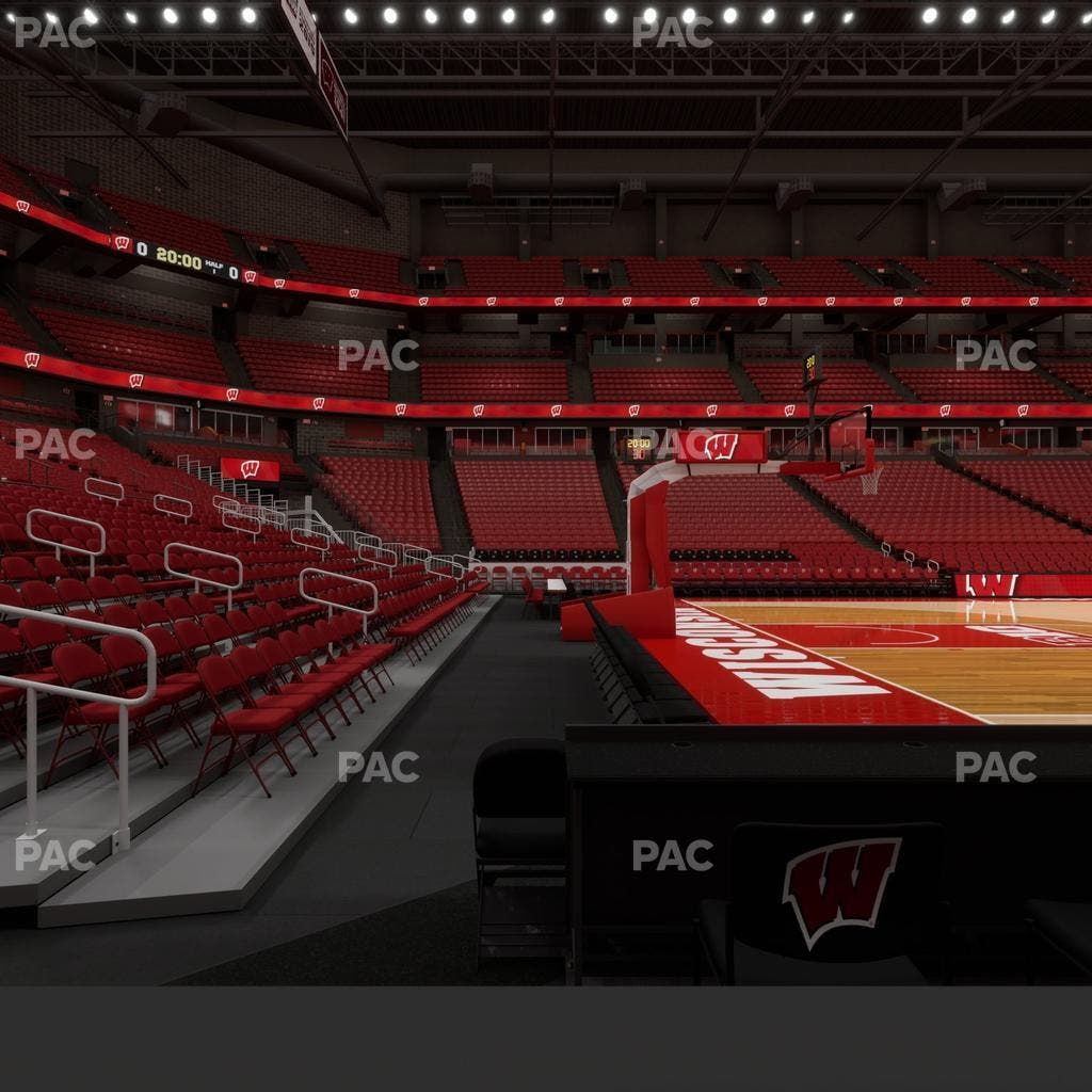 Kohl Center - Section Club 110 Seat View