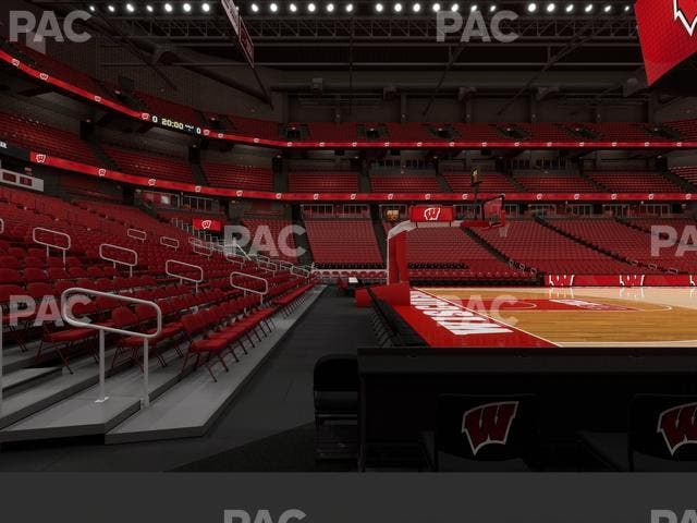 Kohl Center - Section Club 110 Seat View