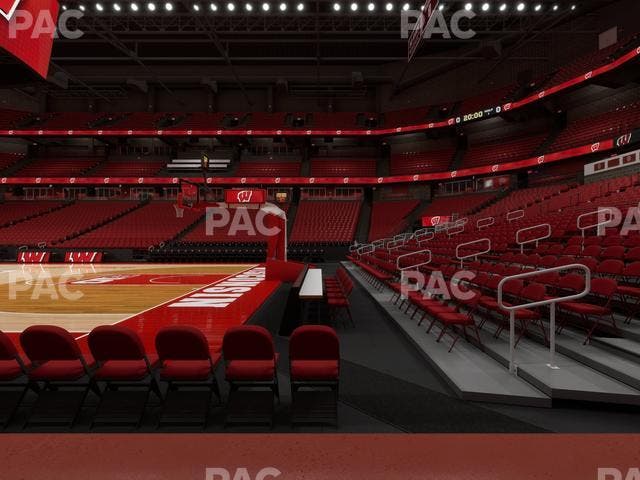 Kohl Center - Section Club 120 Seat View