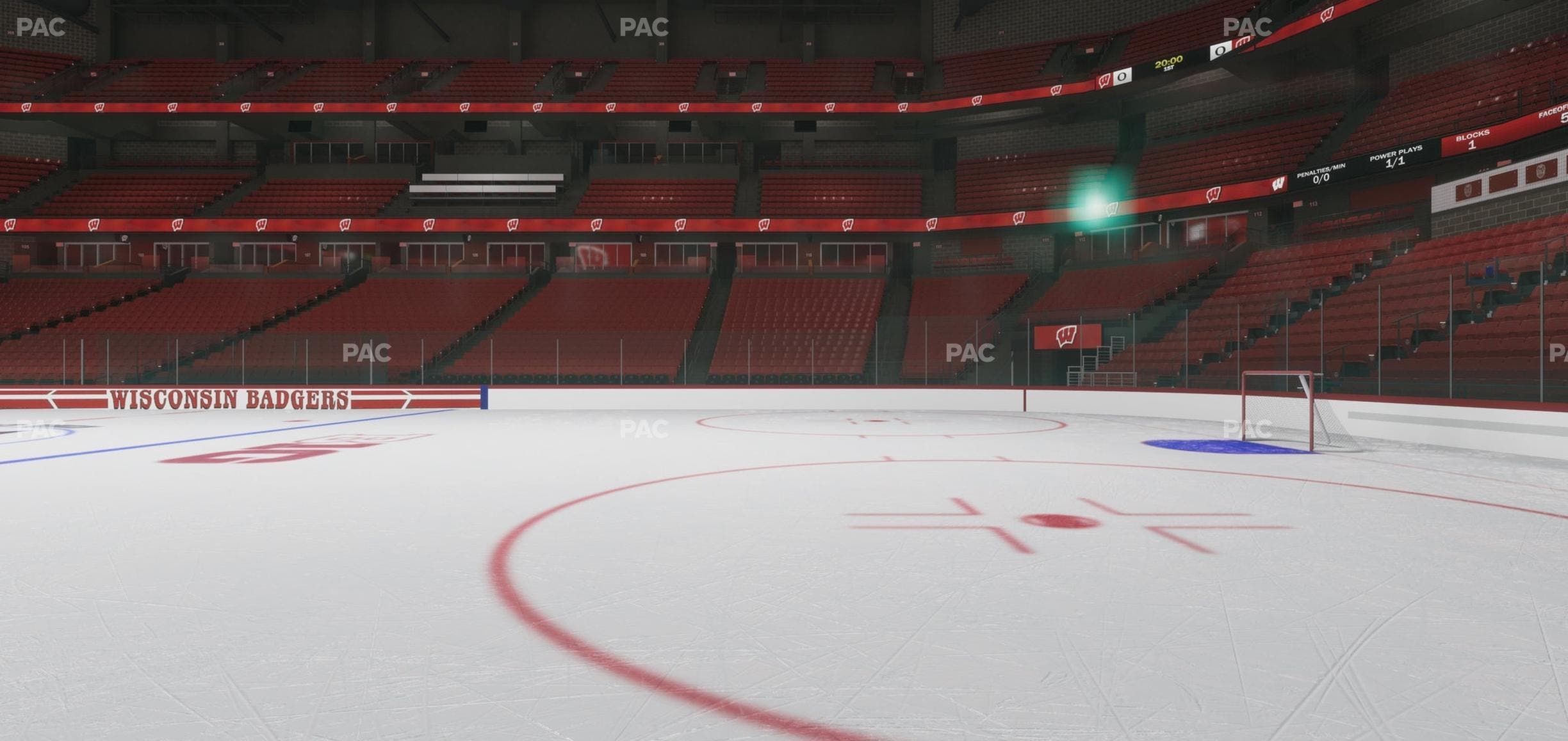 Kohl Center - Section Club 120 Seat View
