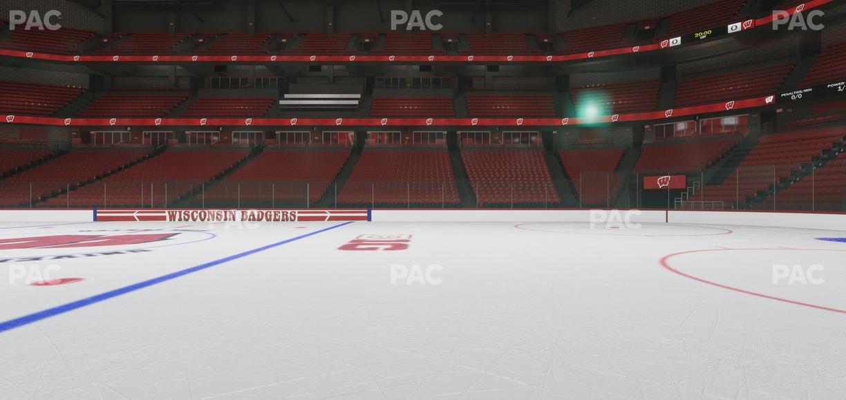 Kohl Center - Section Club 121 Seat View