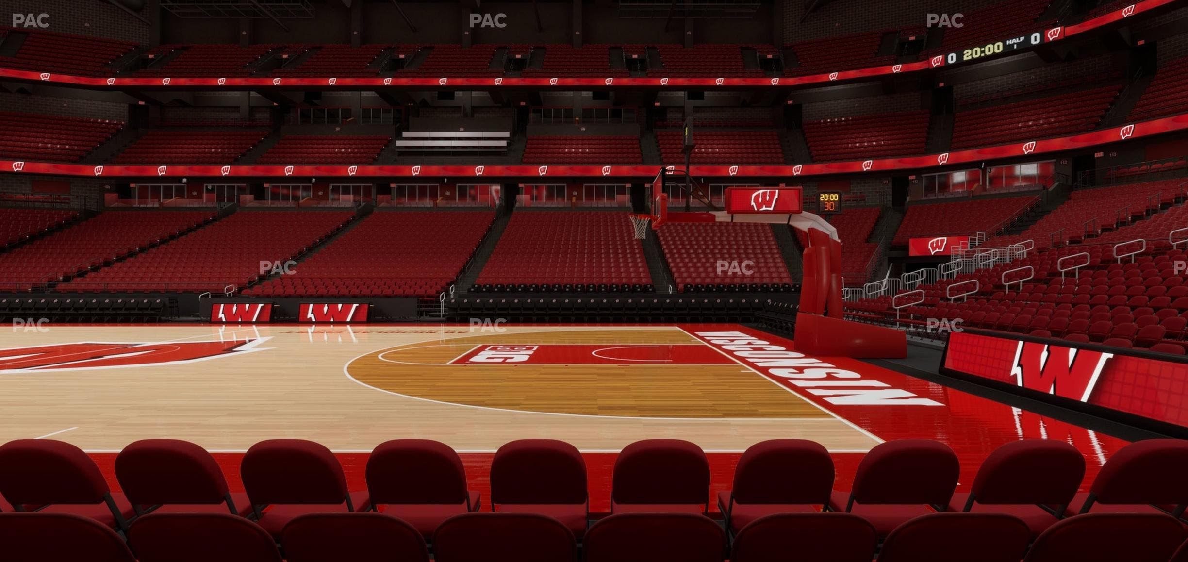 Kohl Center - Section Club 121 Seat View