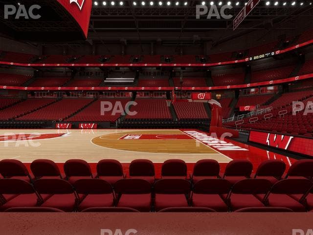 Kohl Center - Section Club 121 Seat View