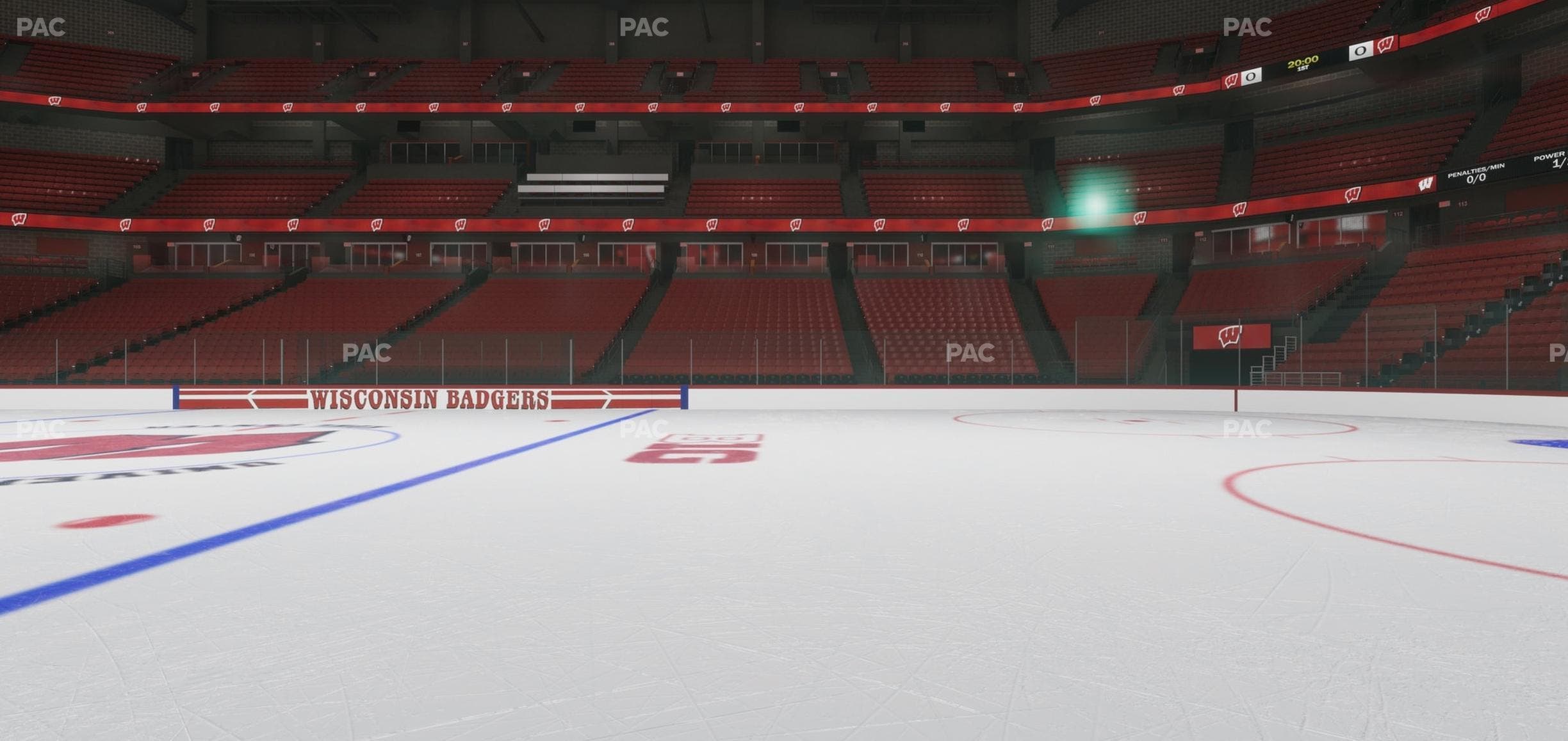 Kohl Center - Section Club 121 Seat View