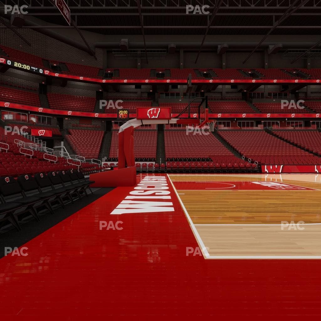 Kohl Center - Section Courtside Club East Seat View