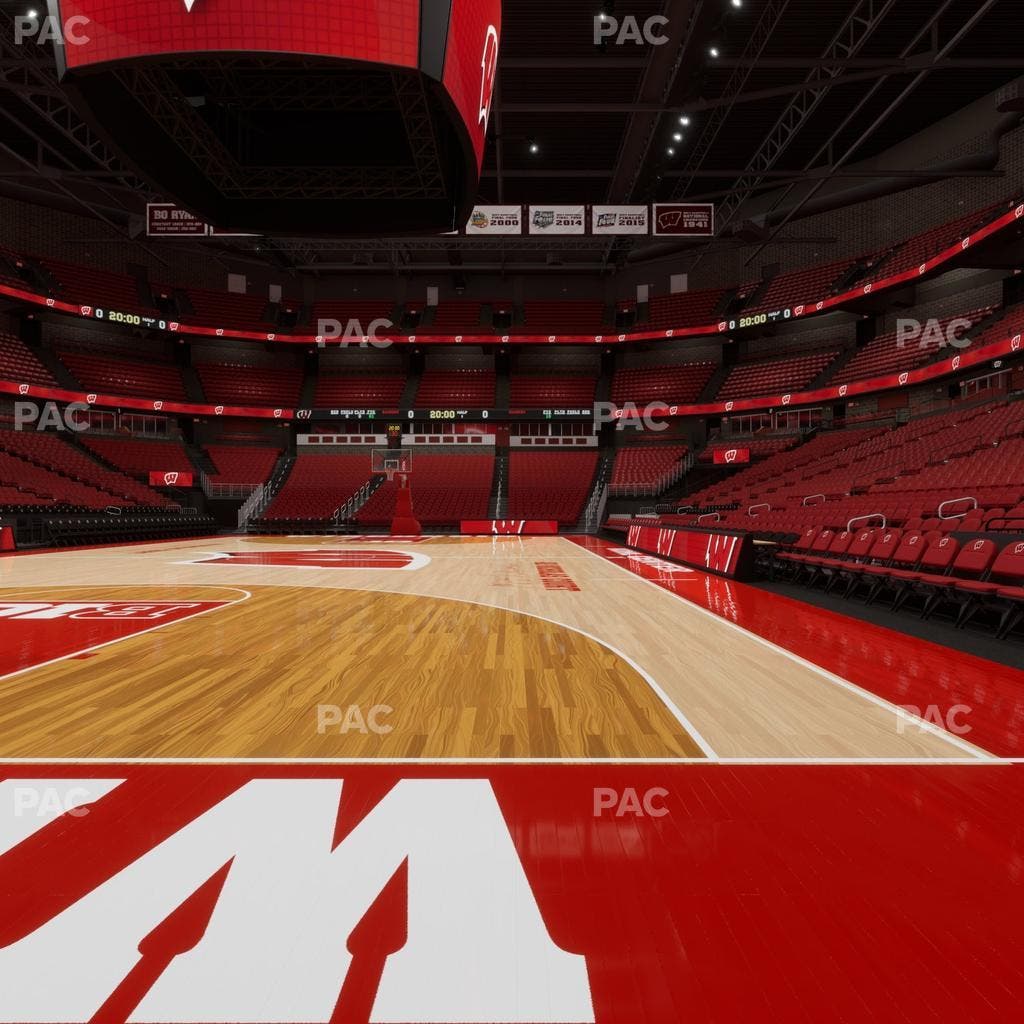 Kohl Center - Section Courtside Club North Seat View