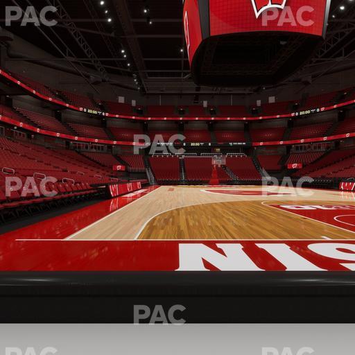 Kohl Center - Section Courtside Club South Seat View