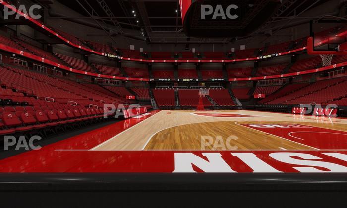 Kohl Center - Section Courtside Club South Seat View