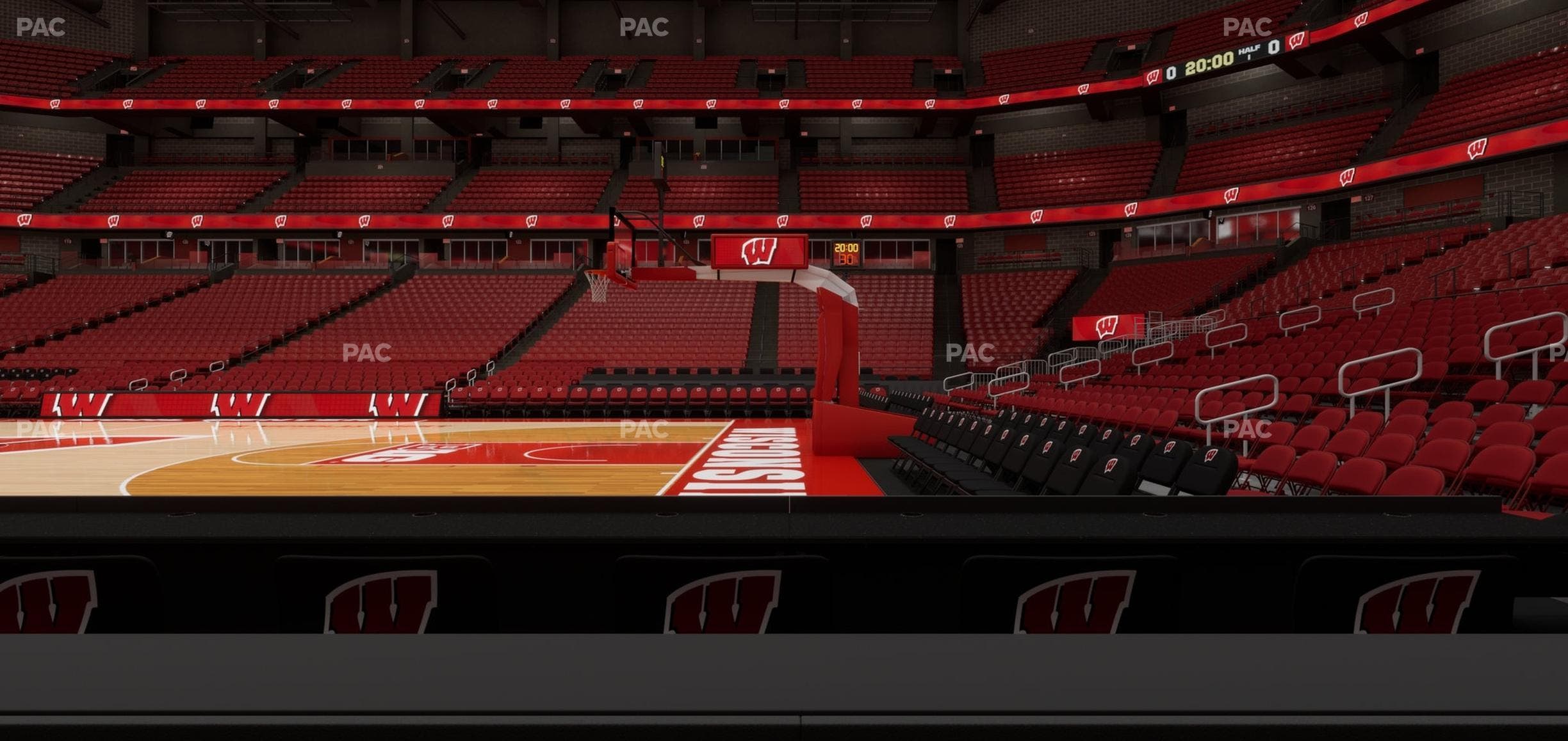 Kohl Center - Section Ledge East Wc Seat View