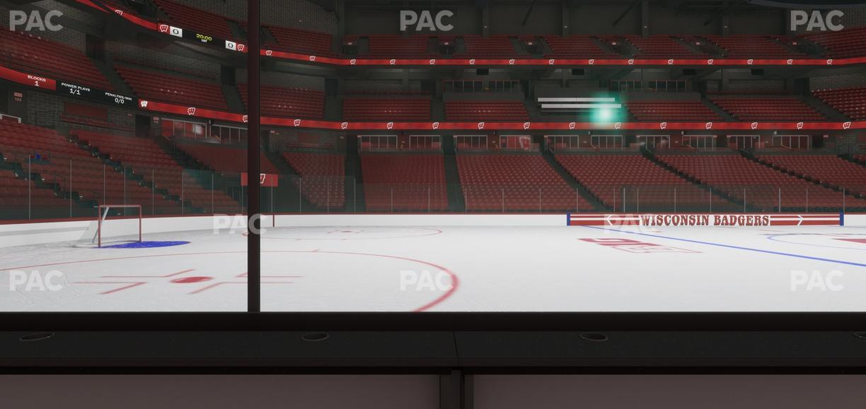 Kohl Center - Section Ledge West Wc Seat View