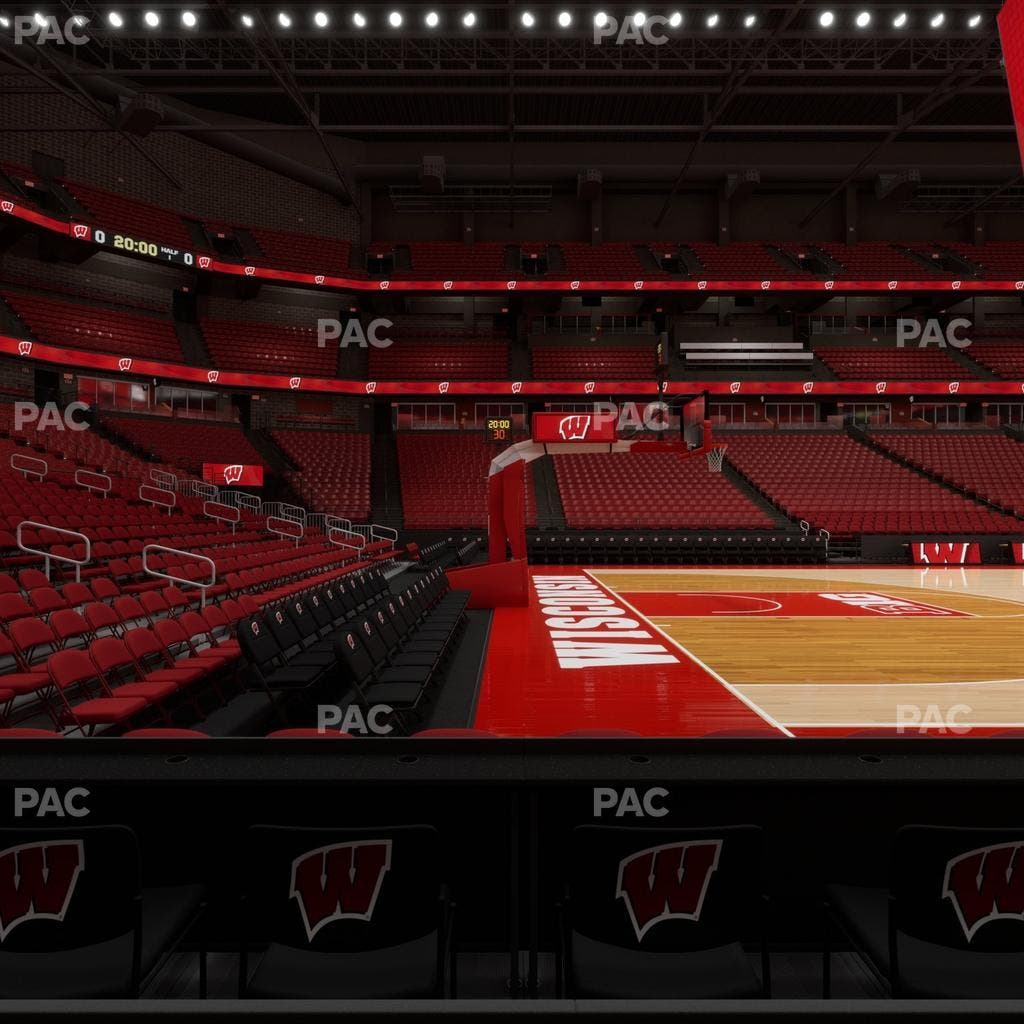 Kohl Center - Section Ledge West Wc Seat View