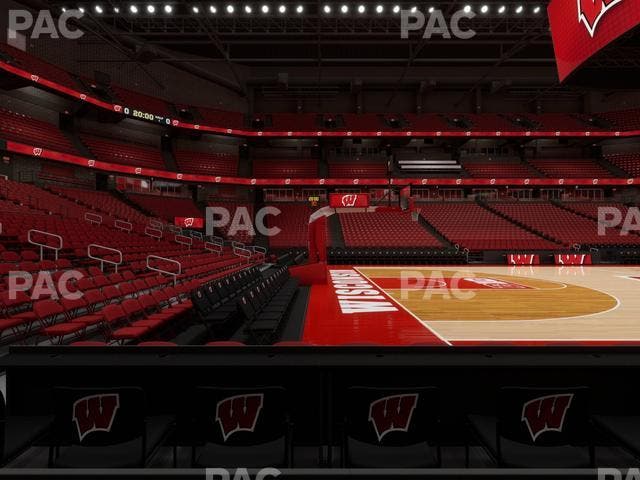 Kohl Center - Section Ledge West Wc Seat View