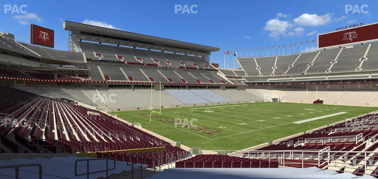 Kyle Field - Section 114 Seat View