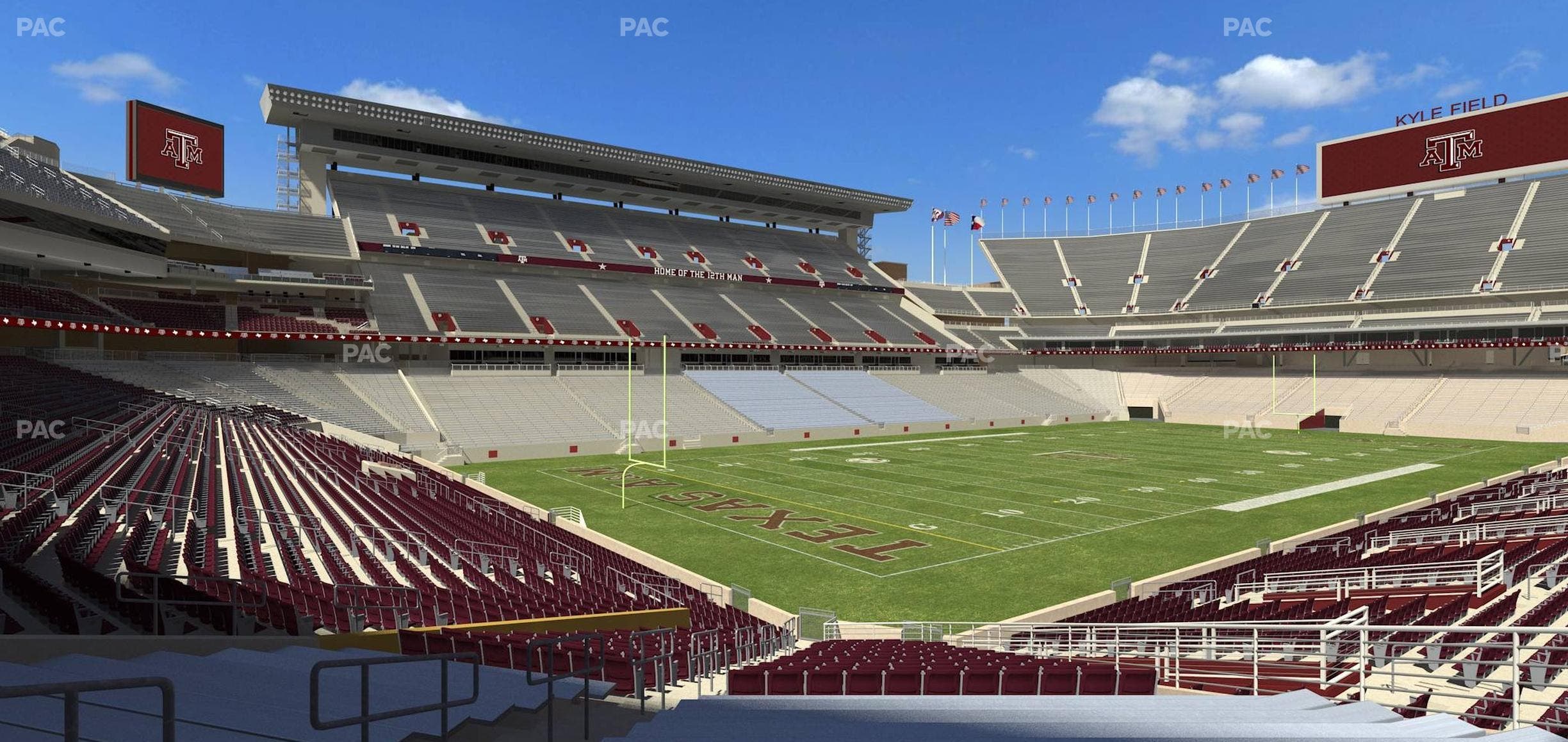 Kyle Field - Section 114 Seat View