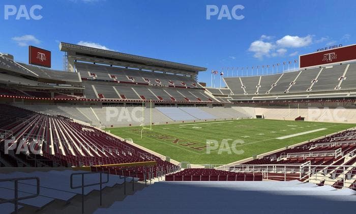 Kyle Field - Section 114 Seat View