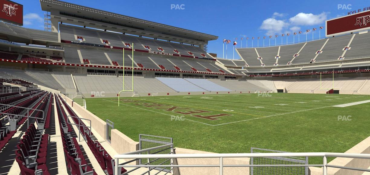Kyle Field - Section 114 Seat View