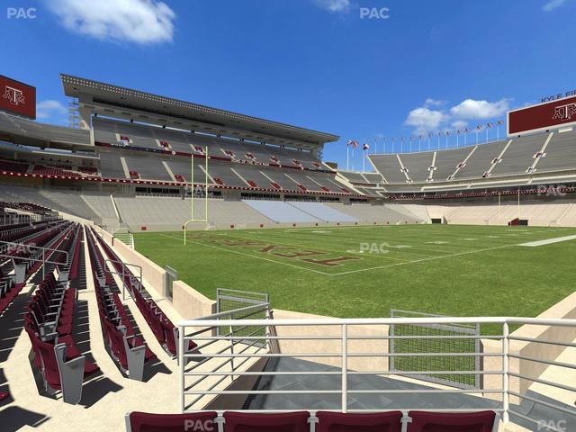 Kyle Field - Section 114 Seat View