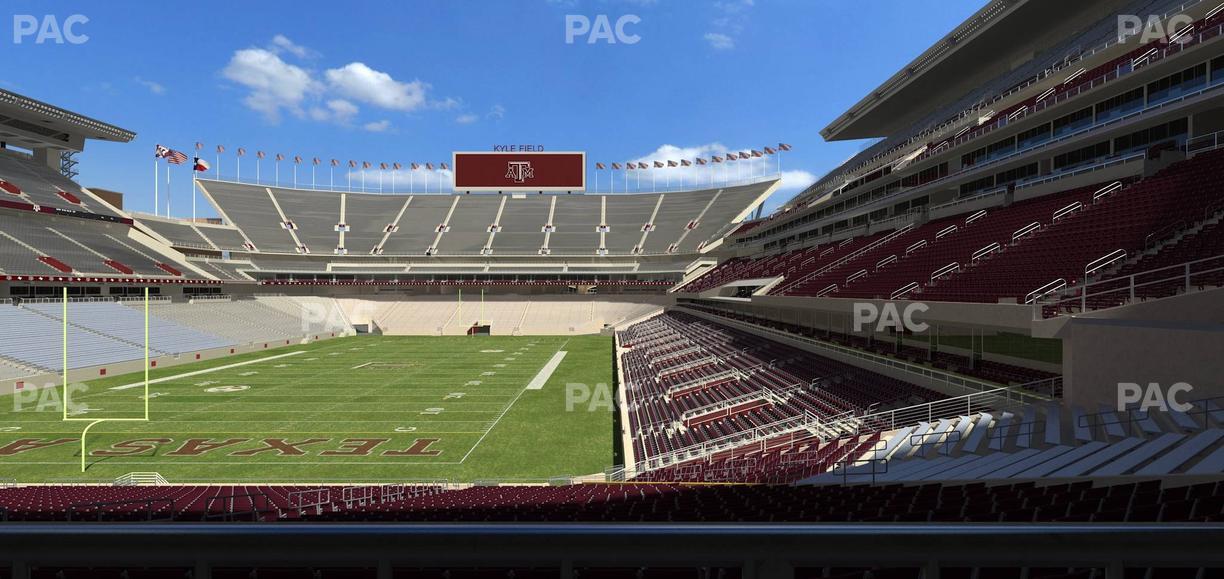Kyle Field - Section 115 Seat View