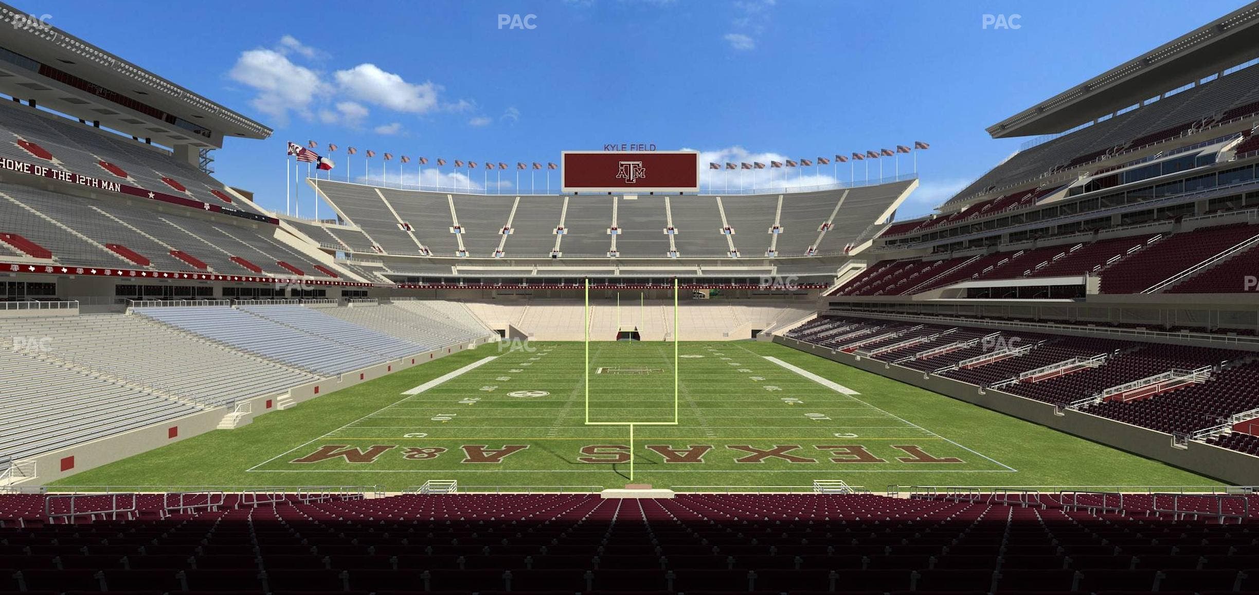 Kyle Field - Section 117 Seat View