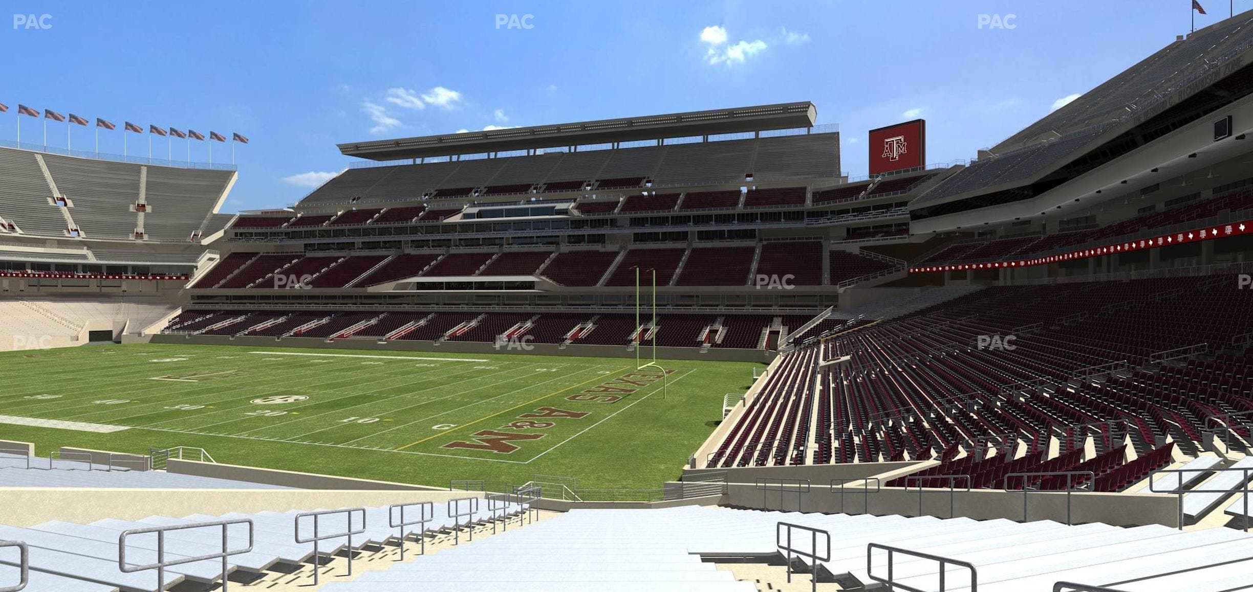 Kyle Field - Section 121 Seat View