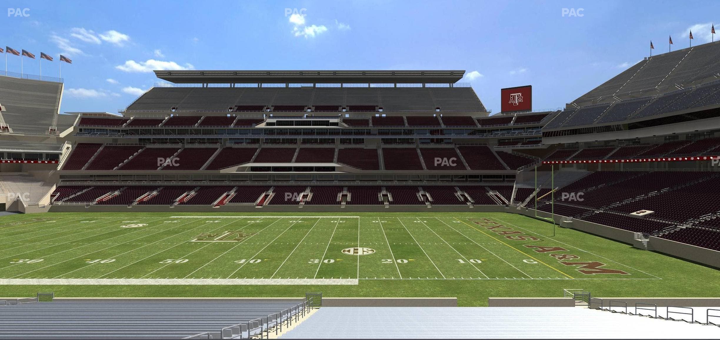 Kyle Field - Section 124 Seat View