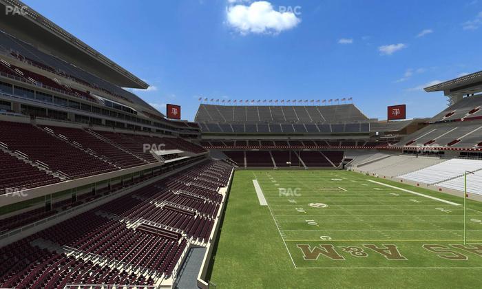 Kyle Field - Section 245 Seat View