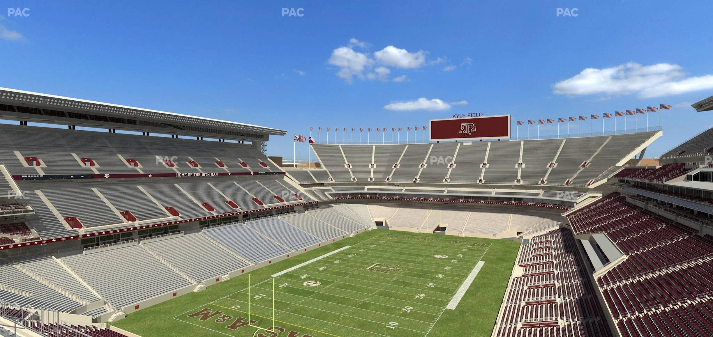 Kyle Field - Section 316 Seat View