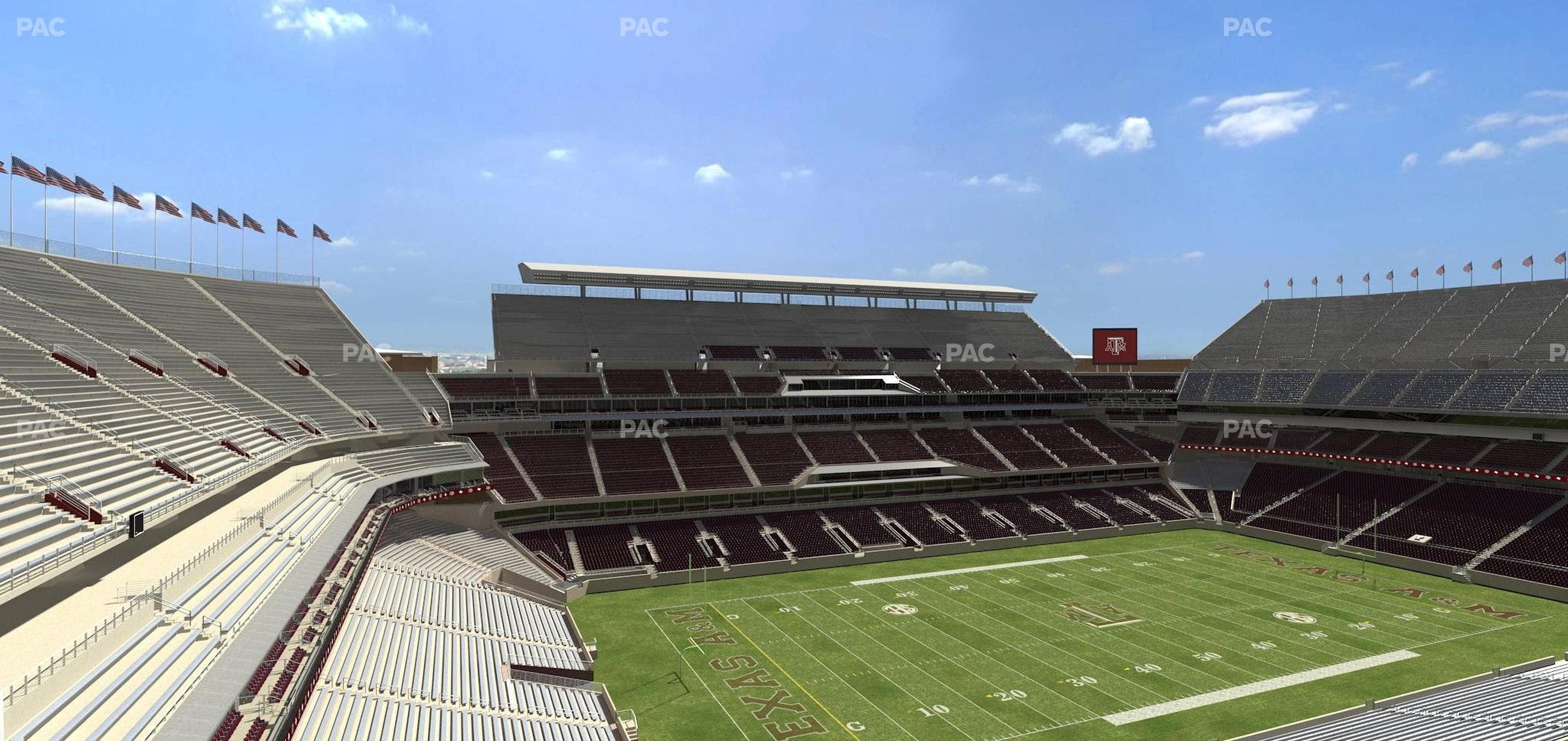 Kyle Field - Section 340 Seat View